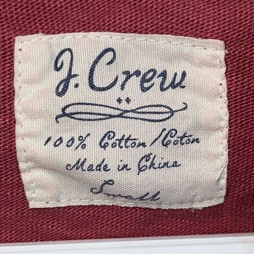 J Crew Men's Red Hoodie S